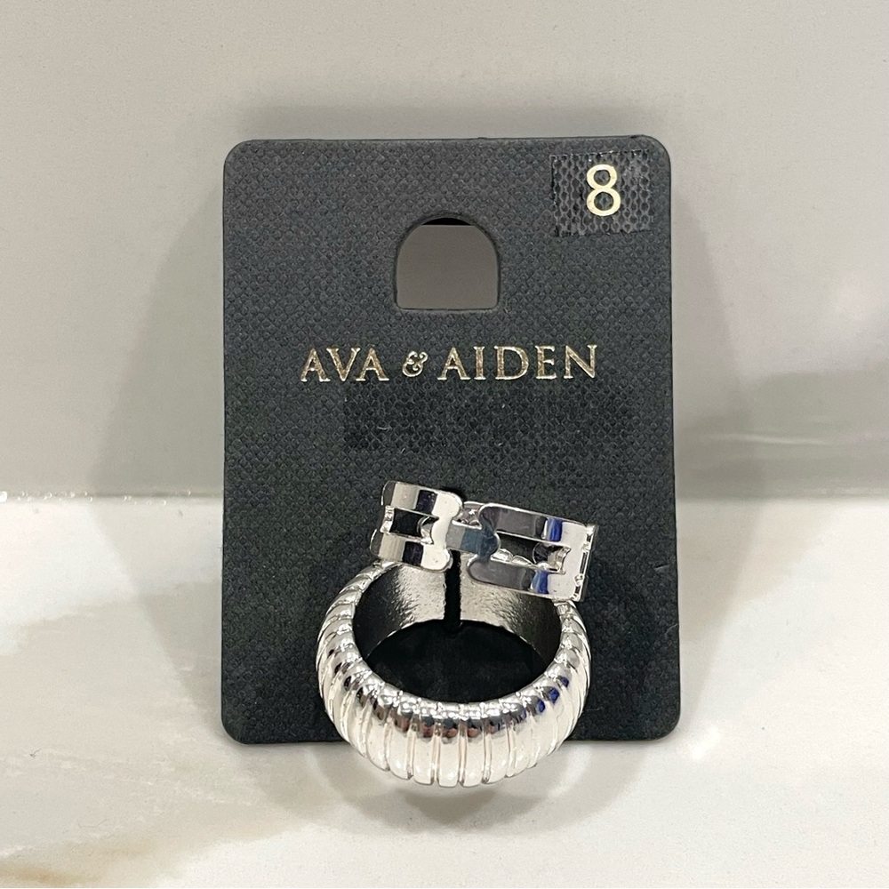 🟣2/$20 NEW Ava & Aiden Ring Set (size 8)
